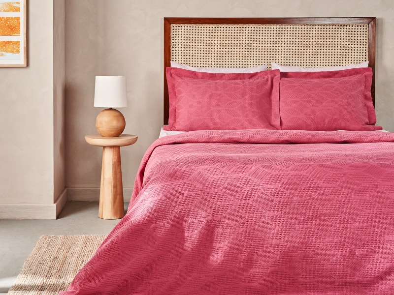 Літнє жакардове покривало з наволочками Marie Claire LUCA BERRY Літнє жакардове покривало з наволочками Marie Claire LUCA BERRY фото