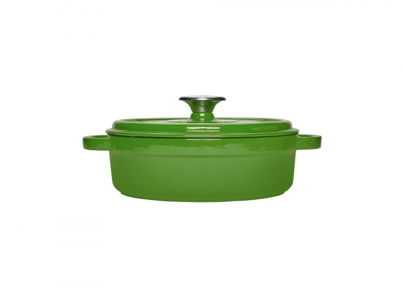 Фото RIGA SHALLOW CASSEROLE GREEN