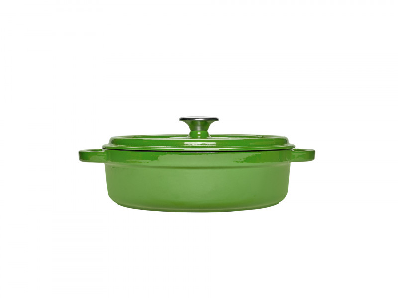 Фото RIGA SHALLOW CASSEROLE GREEN