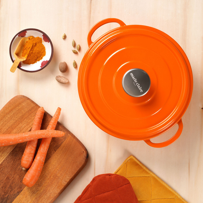 Фото RIGA SHALLOW CASSEROLE ORANGE