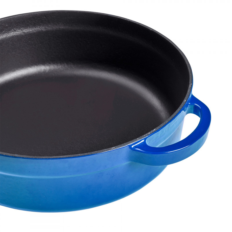 Фото RIGA SHALLOW CASSEROLE BLUE
