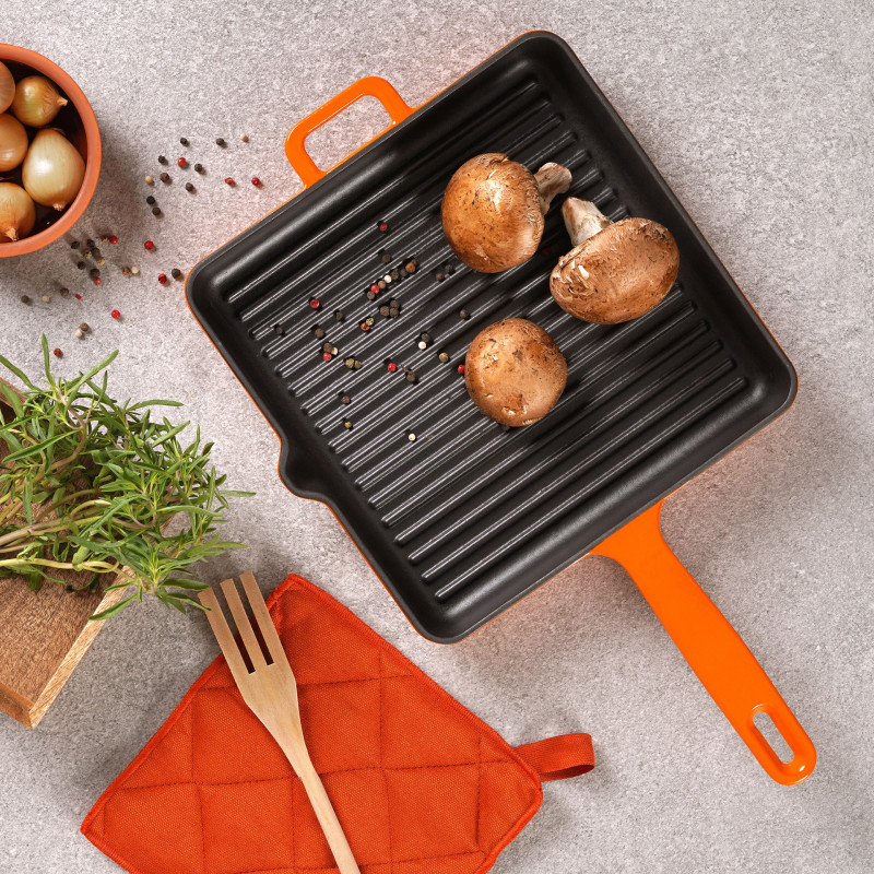 Сковорода-гриль Marie Claire RIGA GRILL PAN ORANGE фото