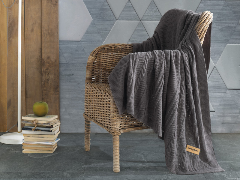 Плед Marie Claire SANDRA GRAPHITE Плед Marie Claire SANDRA GRAPHITE фото