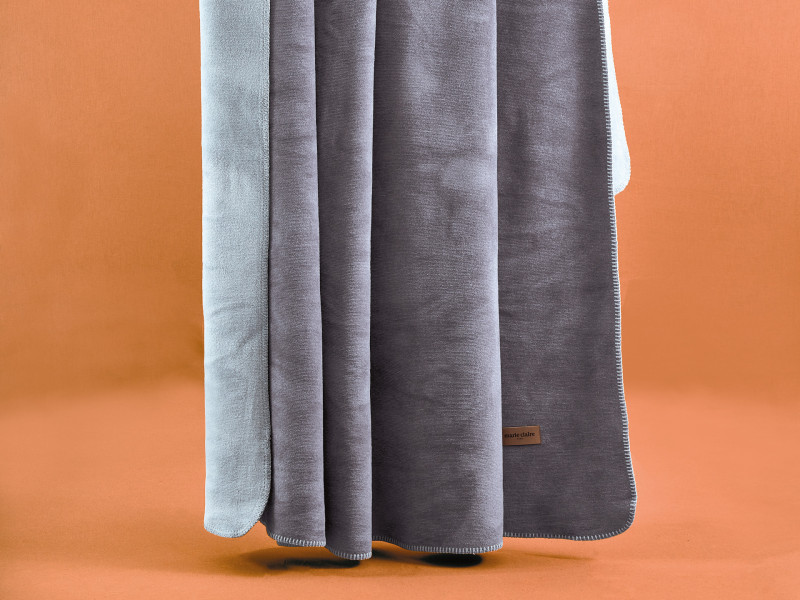 Плед Marie Claire OLIVIER INDIGO-GRAY фото